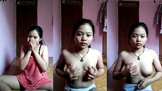 Abg Abis Mandi, Basah-basahan, Toketnya Bikin Ngaceng