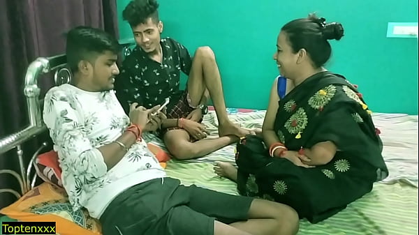 Indian Married Slut Shared With Buddy! Real Hindi Fucking