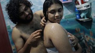 Indian Stepsister Gets Steamy In A Hot Bath, Forbidden Passion Explodes