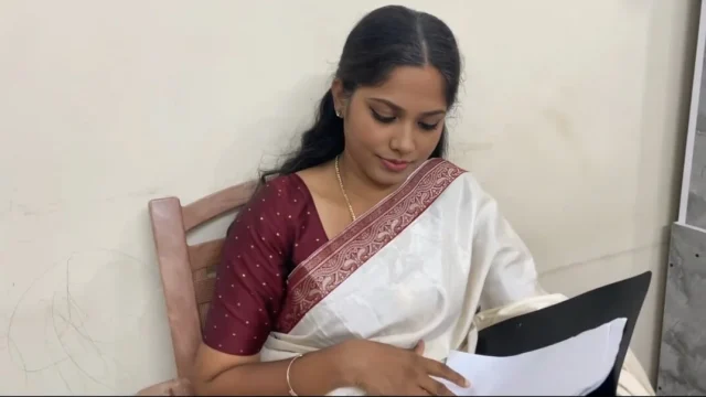 Indian Desi Teacher And Principal Making Video