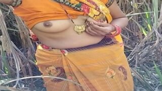 A Freshly Wed Wife Gets Taken Hard By A Farmhand Out In The Fields.