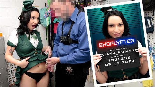 St. Patty’s Day Caught Red-handed: Kiana Kumani Gets Fingered In Steamy Shoplyfter Bust – Case No. 7906236