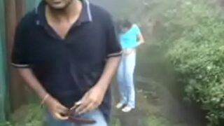 Watch A Horny Tamil Couple Getting Wild In The Rain, Fucking Like Animals