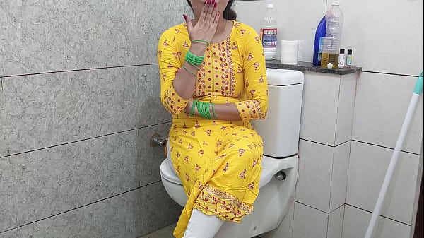 Indian Hot Stepmother Fucks Stepson Dirty In The Washroom With Hindi Moans