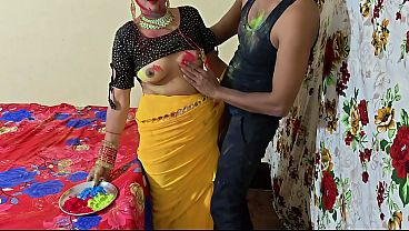 Holi Ke Rang: Dever Bhabhi Ki Chudai Ka Maza, Spasht Hindi Audio Mein