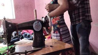 Filthy Tailor Fucks A Busty Bhabhi Right In His Shop