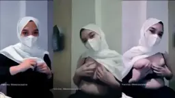 Viral Hijab Camilla, Swinging It Off Slow And Teasing, Leaving Nothing To The Imagination.